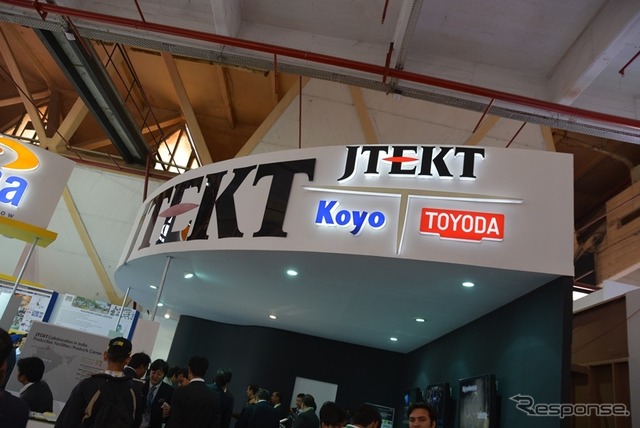 【デリーモーターショー14】クルマの根幹をなす基本コンポーネンツを訴求…ジェイテクト