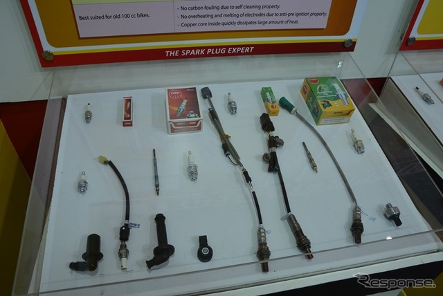 【デリーモーターショー14】インド市場への対応体制を訴求するNGK
