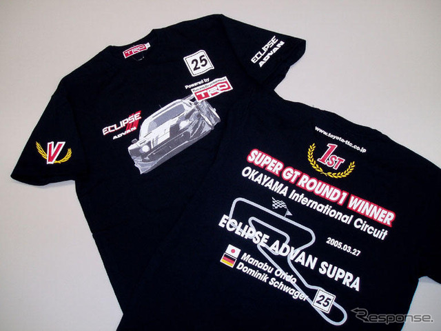 TRD、スーパーGT開幕戦優勝記念Tシャツを発売
