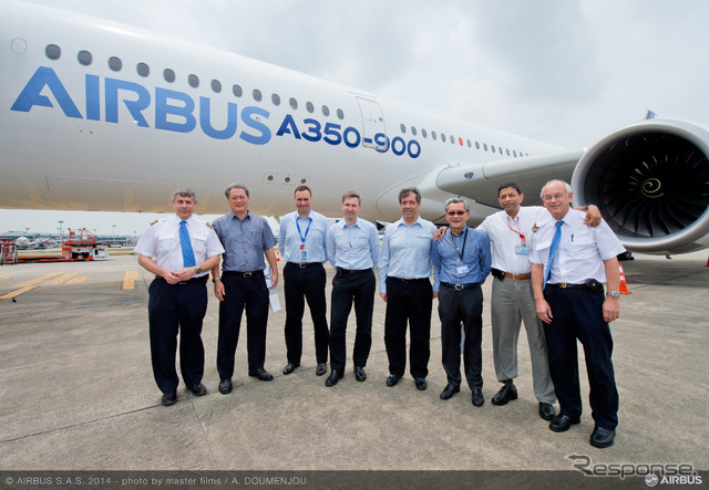 A350 XWBを体験したシンガポール航空のパイロット達
