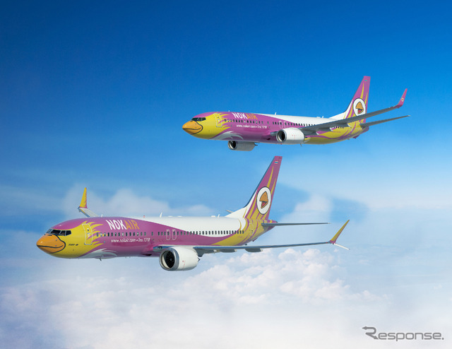 ノク・エアの737 MAXとNG 737