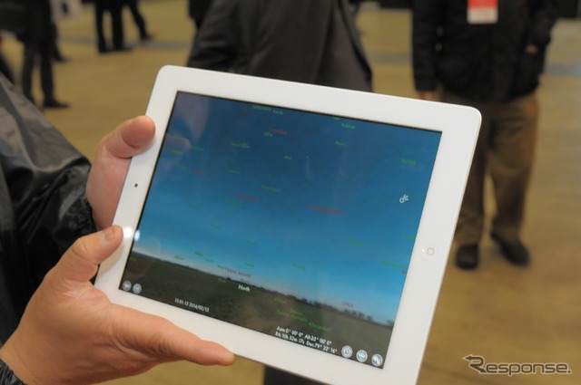 【CP+2014】サイトロンジャパン iPadで経緯台を操作できるWiFiコントローラを展示