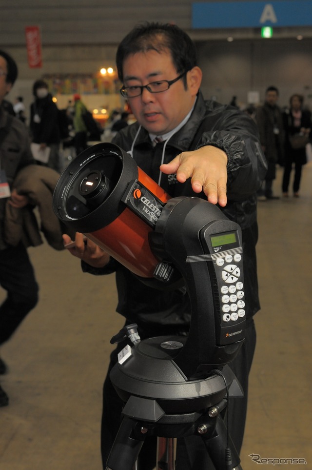 【CP+2014】サイトロンジャパン iPadで経緯台を操作できるWiFiコントローラを展示