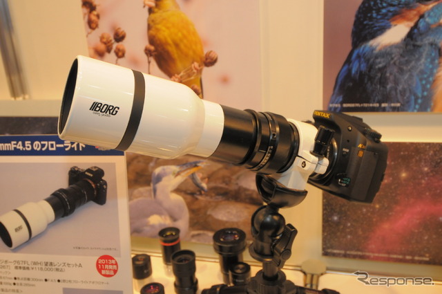 【CP+2014】トミーテック 天体望遠鏡で超望遠撮影「デジボーグ」シリーズ製品を展示
