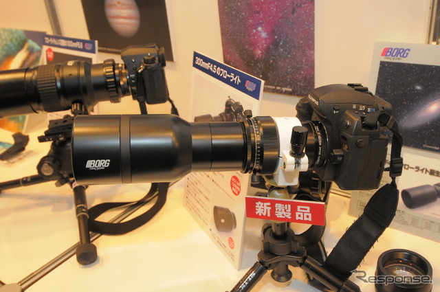 【CP+2014】トミーテック 天体望遠鏡で超望遠撮影「デジボーグ」シリーズ製品を展示