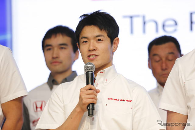 2013年チャンピオンの山本尚貴は今季もチーム無限でSFを戦う。写真:Honda