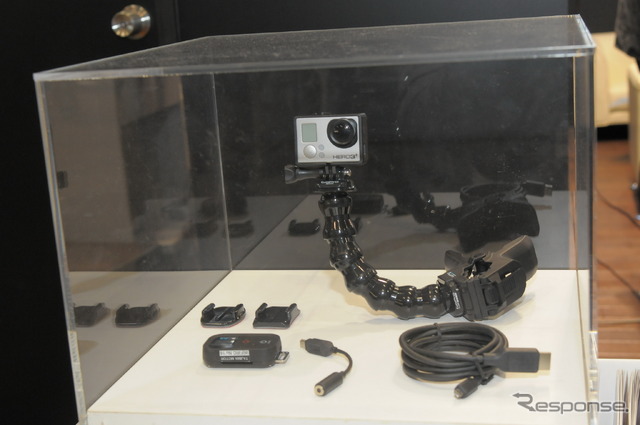 【CP+2014】GoPro 「HERO」シリーズ3製品の多彩な用途を展示
