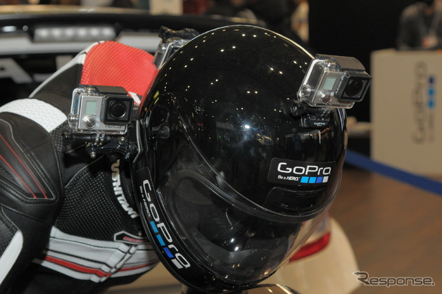 【CP+2014】GoPro 「HERO」シリーズ3製品の多彩な用途を展示