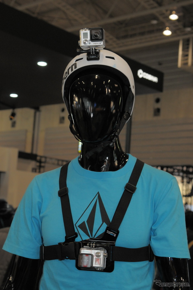 【CP+2014】GoPro 「HERO」シリーズ3製品の多彩な用途を展示