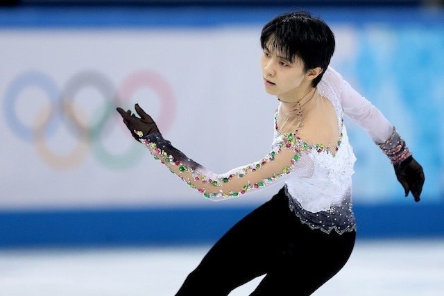ソチ冬季オリンピック、羽生結弦選手(2月14日) (c) Getty Images