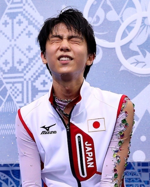 ソチ冬季オリンピック、羽生結弦選手(2月14日) (c) Getty Images