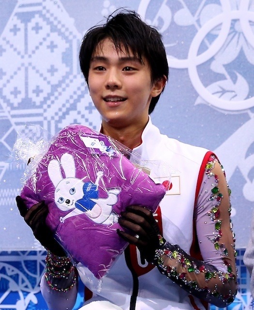 ソチ冬季オリンピック、羽生結弦選手(2月14日) (c) Getty Images
