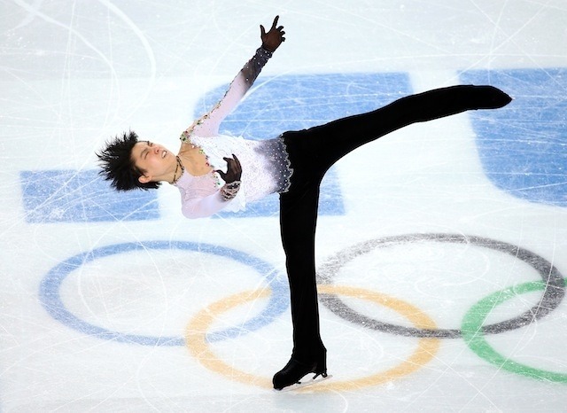 ソチ冬季オリンピック、羽生結弦選手(2月14日) (c) Getty Images