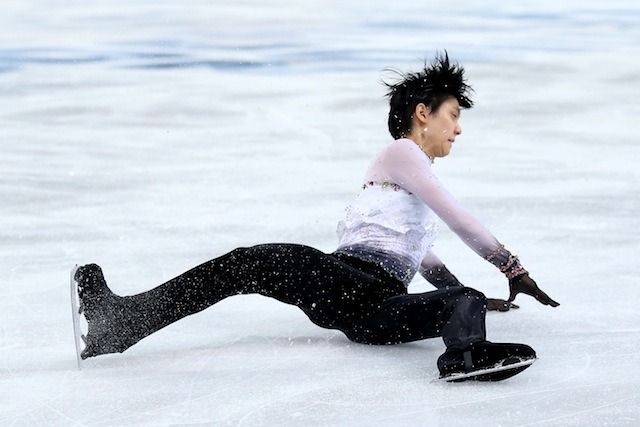 ソチ冬季オリンピック、羽生結弦選手(2月14日) (c) Getty Images