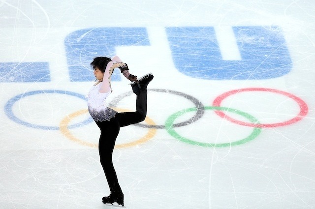 ソチ冬季オリンピック、羽生結弦選手(2月14日) (c) Getty Images