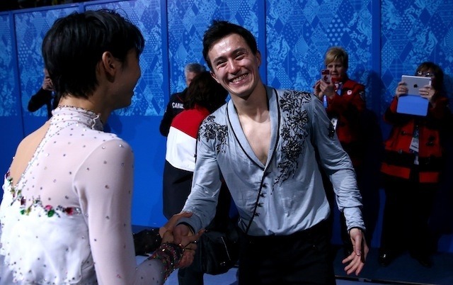ソチ冬季オリンピック、羽生結弦選手(2月14日) (c) Getty Images