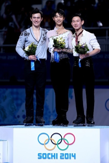 ソチ冬季オリンピック、羽生結弦選手(2月14日) (c) Getty Images