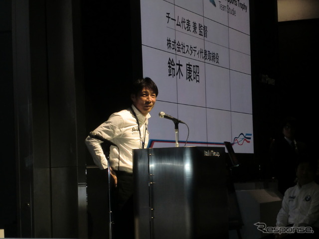 チーム代表兼監督の鈴木康昭氏。