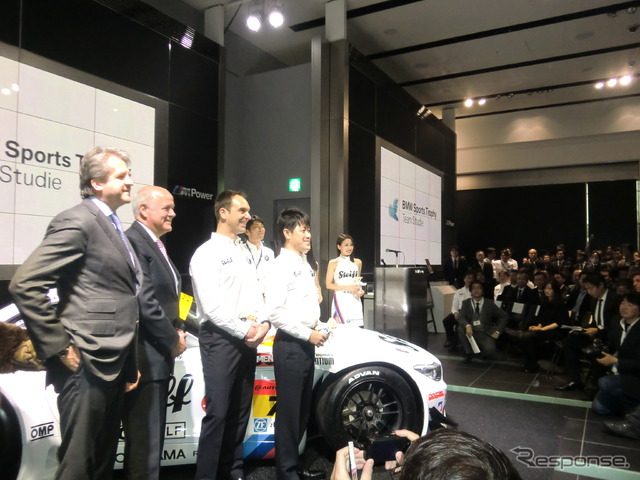 2月17日に開催されたBMW Sports Trophy Team Studie体制発表会。