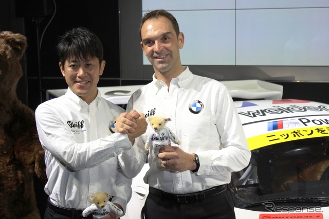 荒聖治選手(左)とヨルグ・ミラー選手(右)