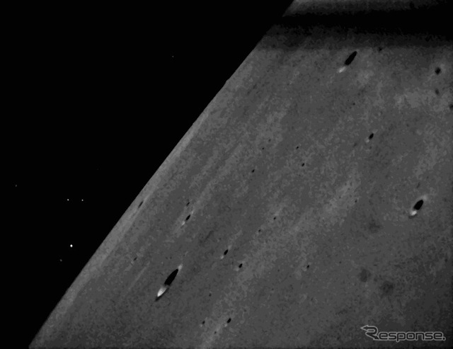 月の大気とアポロの謎を解明 月探査機LADEEが月面写真を撮影