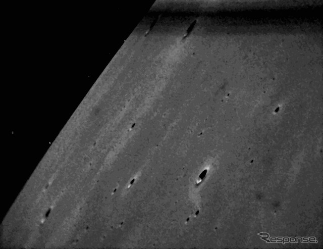 月の大気とアポロの謎を解明 月探査機LADEEが月面写真を撮影