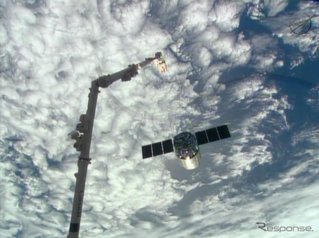 シグナス補給船ミッションを終了…国際宇宙ステーションから離脱
