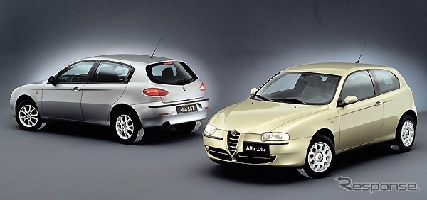 【ジュネーブ・ショー2001出品車】アルファ『147』-ドア、増えてる?