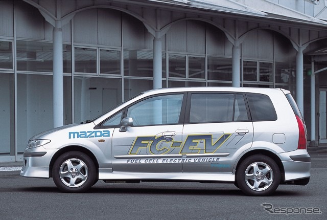 国内初、公道を走る燃料電池自動車---『プレマシーFC-EV』
