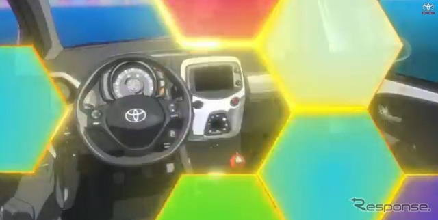 新型 トヨタ アイゴの予告イメージ