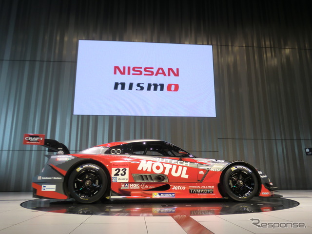 2014年のSUPER GTに参戦する「NISSAN GT-R NISMO GT500」。