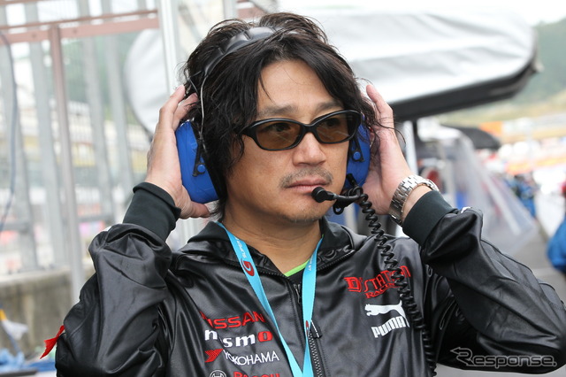 KONDOレーシングを率いる近藤真彦監督。写真:NISSAN(2013年)