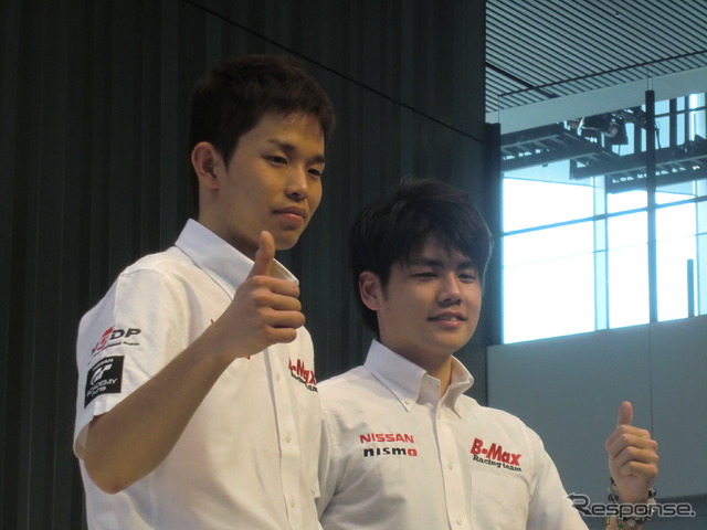 佐々木大樹(左)と高星明誠はB-MAX Racing Team with NDDPで、長谷見昌弘監督の指揮のもと、全日本F3選手権に参戦する。