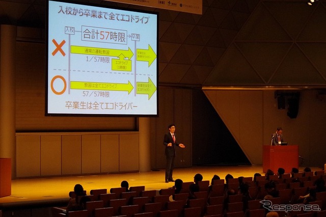 ファインモータースクール、発表の様子