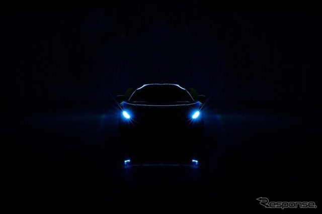 英アラッシュカーズの新型スーパーカーの予告イメージ