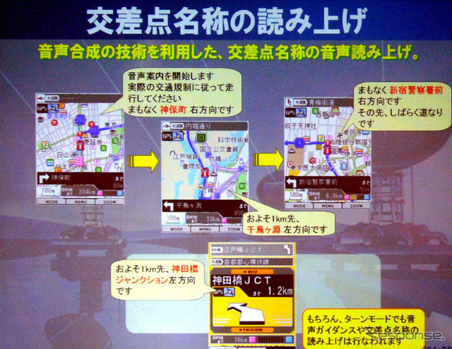 【EZ助手席ナビ】EZナビウォークを「クルマ向け」に進化