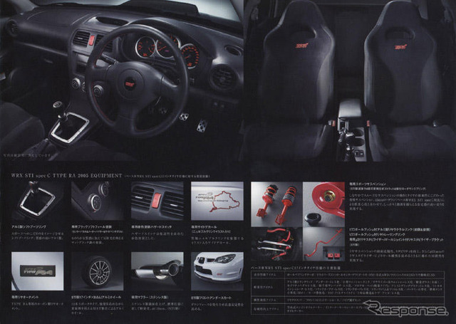 スバル インプレッサWRX STI スペックC タイプRA、すべて見せます