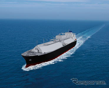 日本郵船、東京ガスグループと共同保有するLNG船を新造（イメージ）