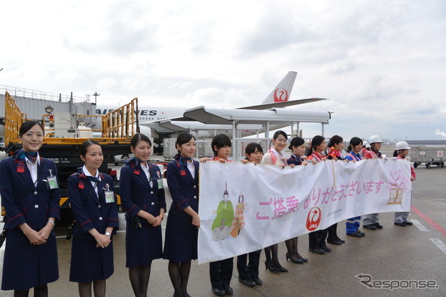 JAL ひなまつりフライト