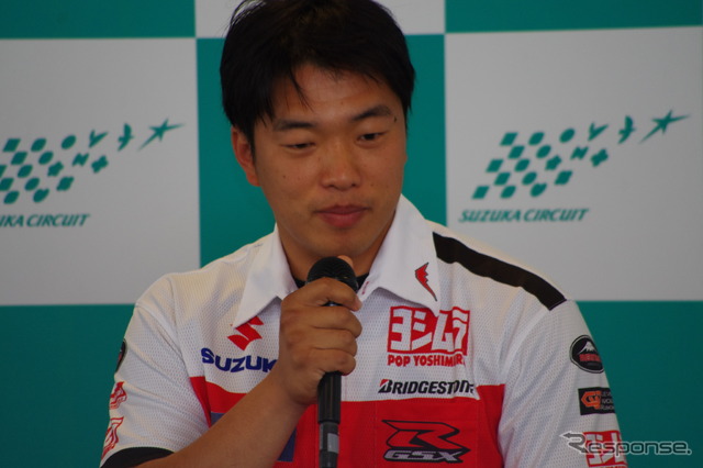 今や貫禄漂うヨシムラのエースとなった津田選手。