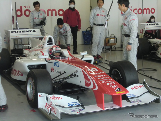 #40は新人の野尻智紀。2日目はホンダ勢2番手の12位タイムをマーク。
