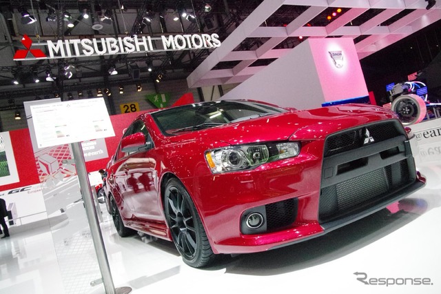 三菱ランサーエボリューションX GSR ファイナル・エディション(スイス仕様)ジュネーブモーターショー14