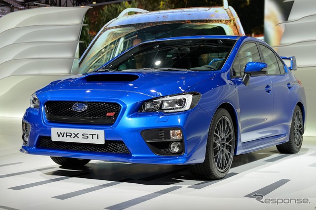 新型スバル WRX STI の欧州仕様（ジュネーブモーターショー14）