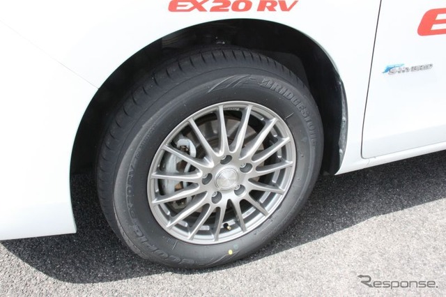 低燃費+ウェット性能に加え、ミニバンのふらつき防止性能も高めたEX20RV