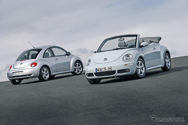VW ニュービートルに初のデザイン変更