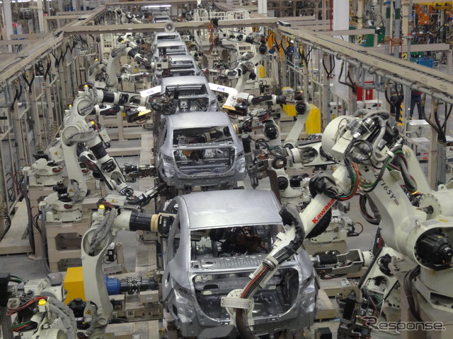マツダ メキシコ工場 車体溶接ライン