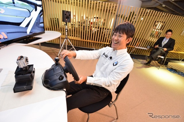 GT6を初プレイの荒聖治選手、1分37秒900を記録