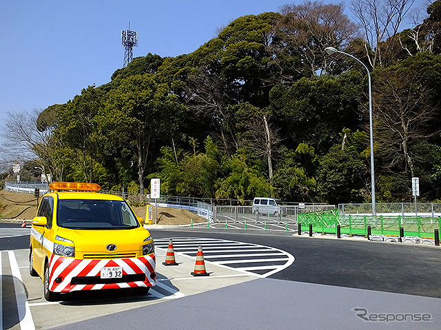 緊急車両の出入りを想定した緊急開口部