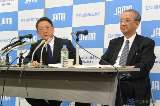 日本自動車工業会定例会見
