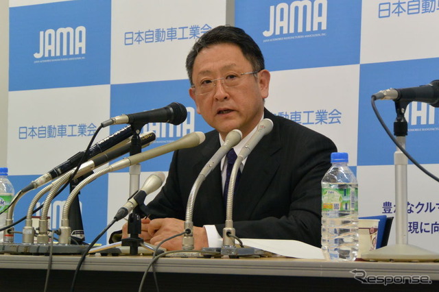 日本自動車工業会定例会見